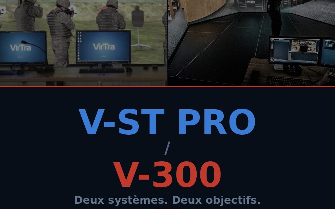V-ST PRO ou V-300 : comment choisir son simulateur de tir ?
